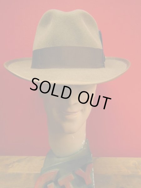 画像10: NEW  STETSON WHIPPET WOOL FEDORA HAT/CAMEL/7-3/8 (59cm) 新品 ステットソン ウィペット (10)