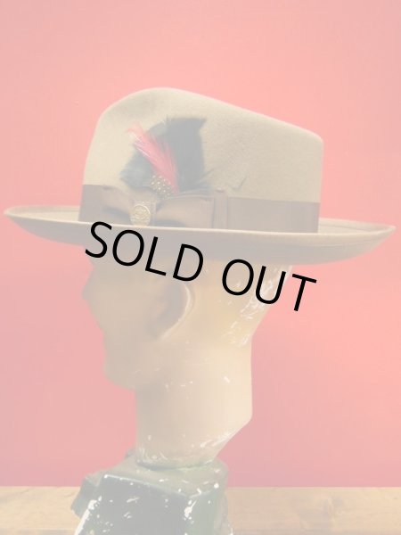 画像5: NEW  STETSON WHIPPET WOOL FEDORA HAT/CAMEL/7-3/8 (59cm) 新品 ステットソン ウィペット (5)