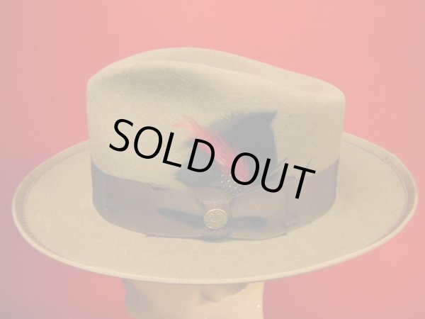 画像20: NEW  STETSON WHIPPET WOOL FEDORA HAT/CAMEL/7-3/8 (59cm) 新品 ステットソン ウィペット (20)
