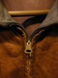 画像2: 1940'S UNKNOWN WOOL X LEATHER TWO TONE SPORTS JACKET SZ/38 (2)