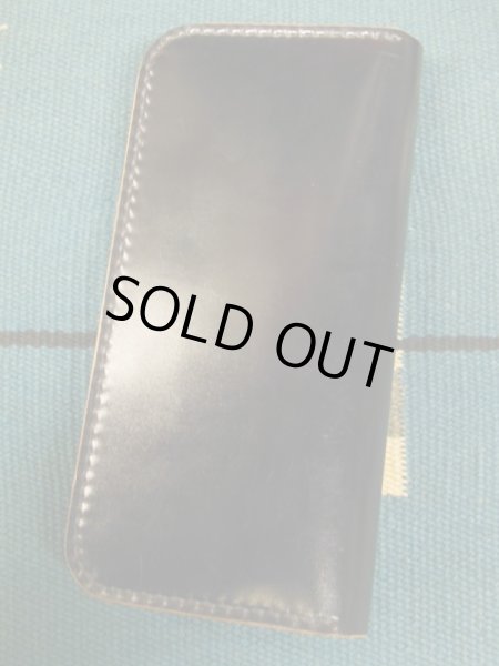 画像2: RAWHIDE TRUCKERS WALLET LOT-504/BLACK/HORSEHIDE CORDVAN (2)