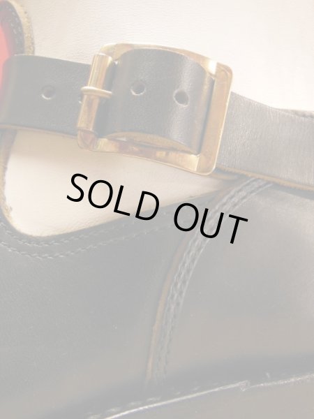 画像13: Attractions 新型 Lot.444 ENGINEER BOOTS（HORSE BUTT）エンジニアブーツ/BLACKXWHITE/限定ブラスバックル/9D (13)