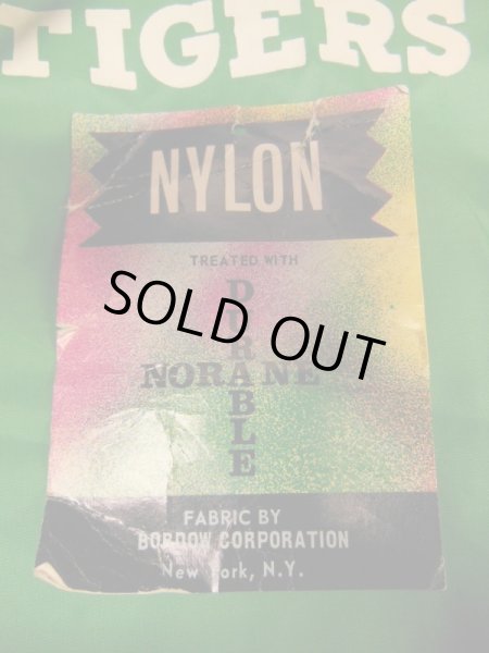 画像9: 〜1970'S DEADSTOCK GREENUP HIGH TIGERS NYLON COACH JKT/SZ/MEDIUM (9)