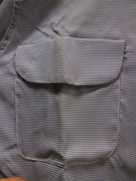 画像6: 1950'S DEADSTOCK BROOKS LANE HOUNDSTOOTH ACETATE SHIRT SZ/SMALL (6)