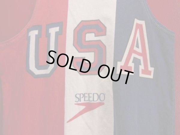 画像6: 80S90S US古着 ビンテージ SPEEDO タンクトップ アメリカ USAプリント/Mサイズ (6)
