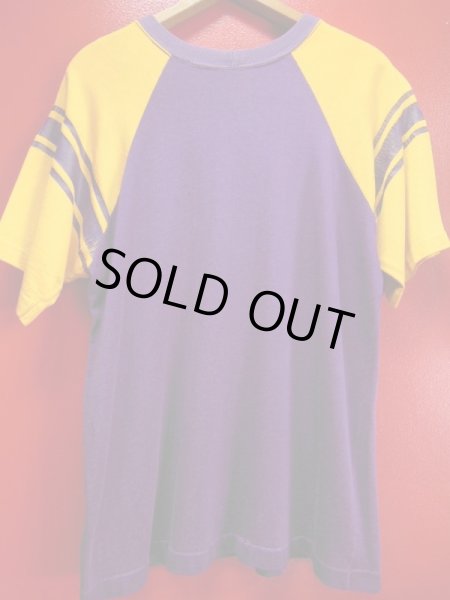 画像5: 1960'S CHAMPION PRODUCT TAG U OF WISCONSIN RAYON TEE SIZE/LARGE (5)