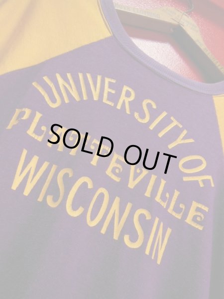 画像8: 1960'S CHAMPION PRODUCT TAG U OF WISCONSIN RAYON TEE SIZE/LARGE (8)