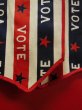 画像6: 1970'S VOTE RED, WHITE AND BLUE STRIPE POP ART PRINT VEST  (6)