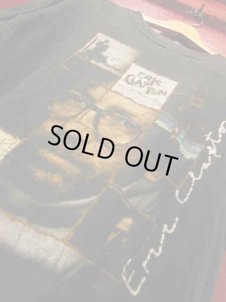 画像2: 90S 米国製 US古着 ビンテージ 1992 エリック クラプトン バンド ツアー Tシャツ/L (2)