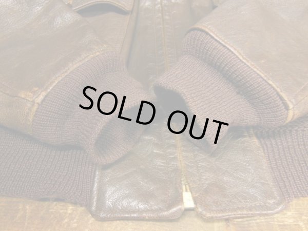 画像19: 1940'S WWII UNKNOWN AN6552/AN-J-3 GOATSKIN FLYING JACKET SZ/36 (19)