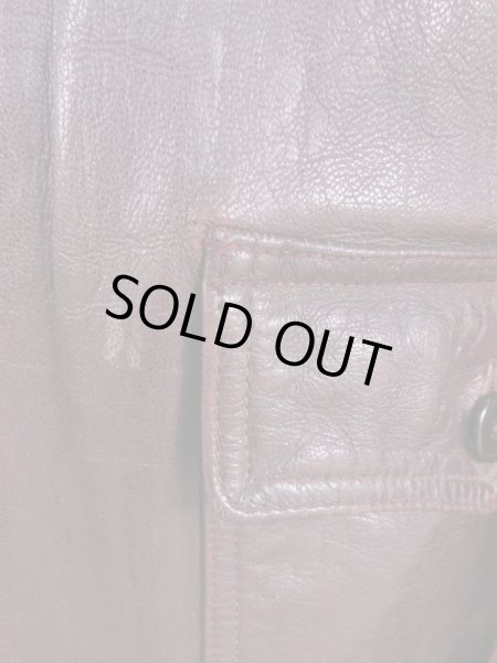 画像17: 1940'S WWII UNKNOWN AN6552/AN-J-3 GOATSKIN FLYING JACKET SZ/36 (17)