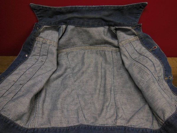 画像6: 1950'S UNKNWON ONE POCKET BOYS DENIM JACKET/ワンポケ1STタイプデニムジャケット (6)