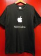 画像1: (2)90S00S US古着 ビンテージ apple アップルコンピューター 販売店イベントスタッフTシャツ/黒/Lサイズ (1)