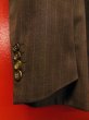 画像6: 1930'S CUSTMODE CLOTHES DARK BROWN PINSTRIPE DOUBLE BREAST SUIT  (6)