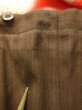 画像19: 1930'S CUSTMODE CLOTHES DARK BROWN PINSTRIPE DOUBLE BREAST SUIT  (19)