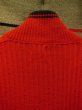 画像8: 1950'S〜 WESTWOOD RED X BLACK SHAWL COLLAR HALF ZIP WOOL SWEATER SIZE/L (8)