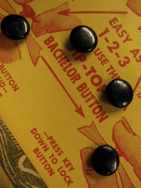 画像5: 1940'S〜 NOS TIP TOP BACHELOR DETACHABLE BUTTONS ON CARD ビンテージ 交換等ボタン　  (5)