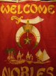 画像2: 1950'S~ OFFICIAL MASONIC SHRINER WELCOME BANNER 　  (2)