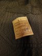 画像5: 1930'S〜UNKNOWN EURO BLACK COTTON STRIPE WORK COAT SZ/18 (5)