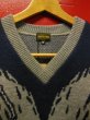 画像4: The GROOVIN HIGH A212 Tiger Knit Sweater Red/Navy (4)