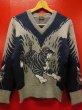 画像5: The GROOVIN HIGH A212 Tiger Knit Sweater Red/Navy (5)