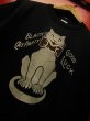 画像4: RAWHIDE "BLACK CAT" TEE SHIRT/6.2oz BODY/BLACK (4)