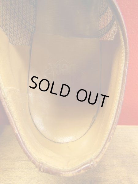 画像11: 1950'S A.S.BECK TWO TONE NYLON WEAVE U-WING TIP SHOES/8C (11)