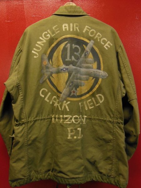画像1: 1952'S 13TH AIR FORCE HAND PAINTED M-1951 FIELD JACKET/MED-SHORT (1)