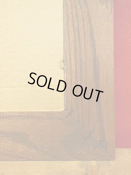 画像6: 1970'S J.C.PENNEY CO. WOOD FRAMED MIRROR (6)