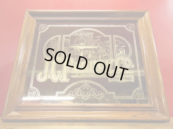 画像4: 1970'S J.C.PENNEY CO. WOOD FRAMED MIRROR (4)