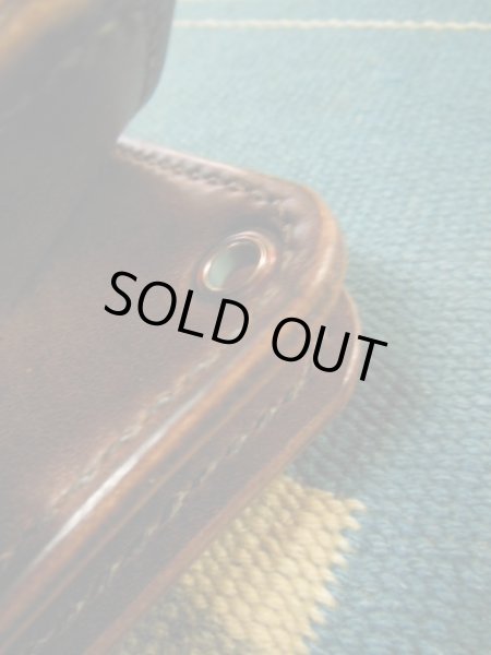 画像6: RAWHIDE STUDDED & JEWELED TRUCKERS WALLET LOT-501D/ダークブラウン/TEMPESTI  ELBAMATT  (6)