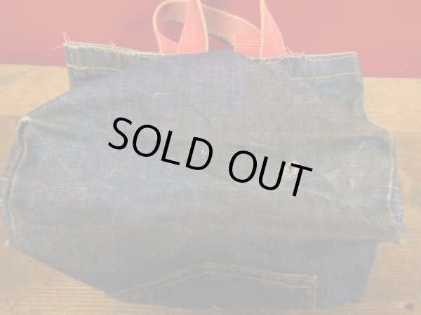 画像9: 1970'S LEVI'S BIG"E" DENIM TOTE BAG  (9)