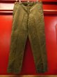 画像11: 1960'S DEADSTOCK MW POWR HOUSE BROWN CORDUROY WORK TROUSERS SIZE/40X32 (11)