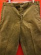 画像4: 1960'S DEADSTOCK MW POWR HOUSE BROWN CORDUROY WORK TROUSERS SIZE/40X32 (4)