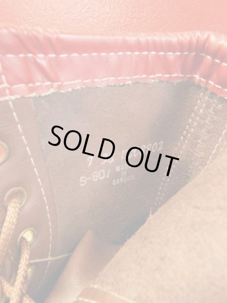 画像11: 1960'S DEADSTOCK THE GORILLA SHOE  WORK BOOTS SZ/7EEE (11)