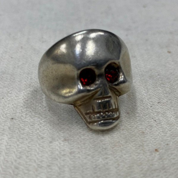 画像1: The GROOVIN HIGH Vintage Style Skull Ring A337  (1)