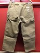 画像9: 1970'S CARHARTT BROWN DUCK W/KNEE PANTS LOT 62W 37X29  (9)