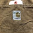 画像7: 1970'S CARHARTT BROWN DUCK W/KNEE PANTS LOT 62W 37X29  (7)