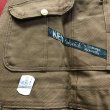 画像2: 1970'S DEADSTOCK KEY BROWN DUCK OVERALLS SIZE/36-28  (2)