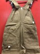 画像11: 1970'S DEADSTOCK KEY BROWN DUCK OVERALLS SIZE/36-28  (11)