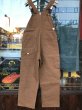 画像8: 1970'S DEADSTOCK KEY BROWN DUCK OVERALLS SIZE/36-28  (8)