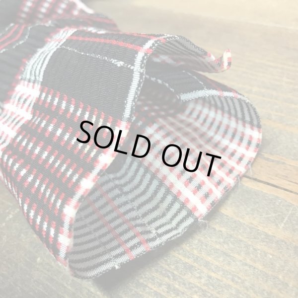 画像10: 1950'S HARPER RED,BLACK,SILVER GRAY LUREX FLECK PLAID RAYON SHIRT SZ/S (10)