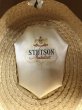 画像12: 1940'S STETSON Medalist STRAW BOATER HAT/7-1/8 (57cm)ビンテージストローボーターハットカンカン帽 (12)