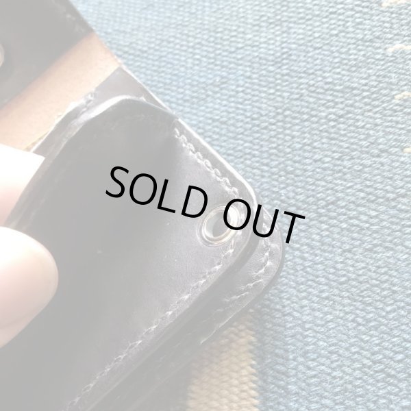 画像7: RAWHIDE STUDDED & JEWELED TRUCKERS WALLET LOT-501B/BLACK (7)