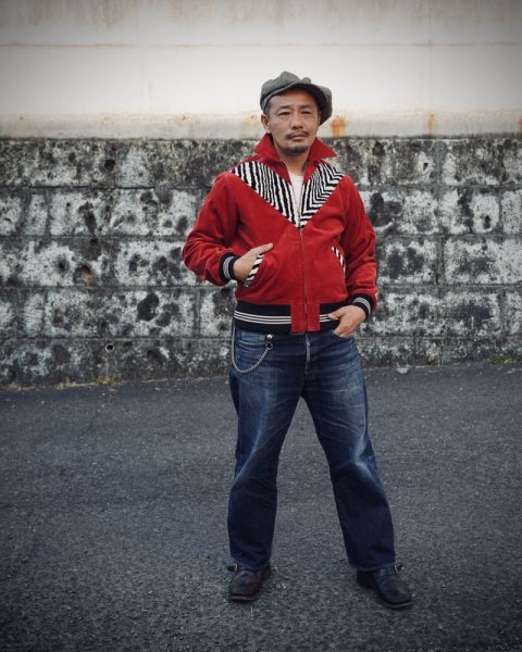 画像3: he GROOVIN HIGH　1950s zebra corduroy jacket/Size/MEDIUM  (3)