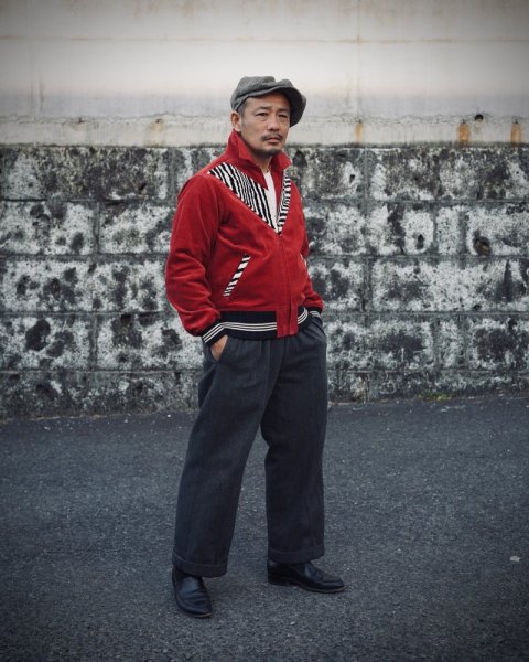 画像6: he GROOVIN HIGH　1950s zebra corduroy jacket/Size/MEDIUM  (6)