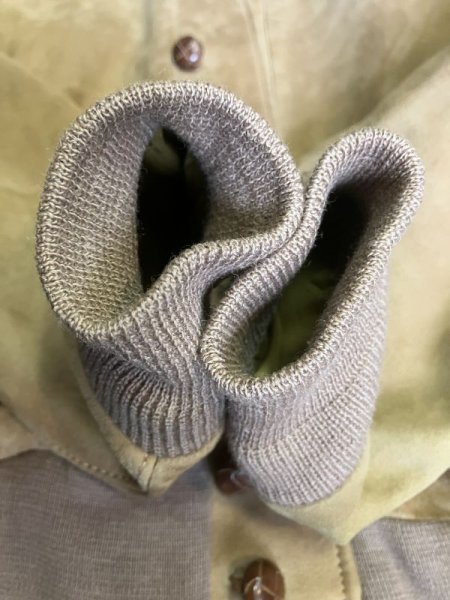 画像12: 1950'S CARIFORNIAN DEERSKIN HIDE LEATHER SPORTS JACKET/38/ビンテージ スポジャケ (12)