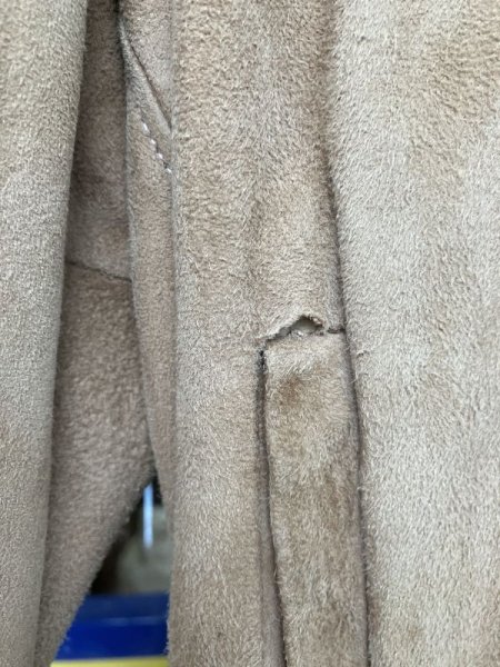 画像16: 1950'S CARIFORNIAN DEERSKIN HIDE LEATHER SPORTS JACKET/38/ビンテージ スポジャケ (16)