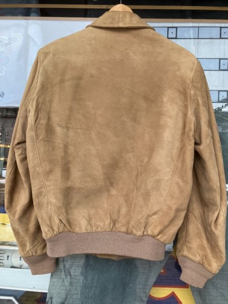 画像6: 1950'S CARIFORNIAN DEERSKIN HIDE LEATHER SPORTS JACKET/38/ビンテージ スポジャケ (6)