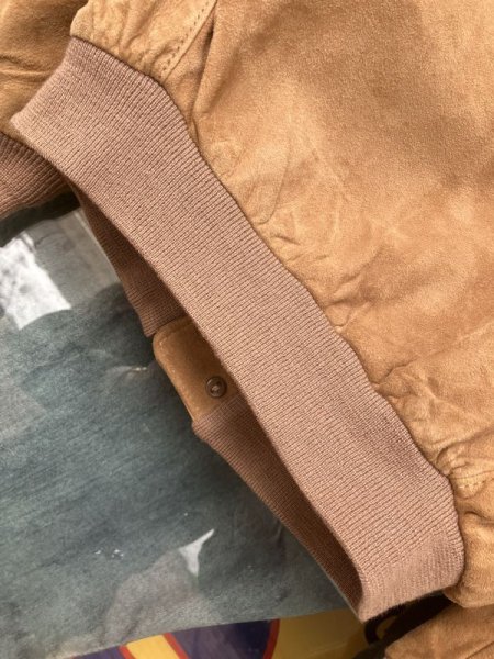 画像7: 1950'S CARIFORNIAN DEERSKIN HIDE LEATHER SPORTS JACKET/38/ビンテージ スポジャケ (7)